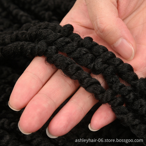 18inch 12strands premium fiber hair passion twist  easy to install crochet braid hair